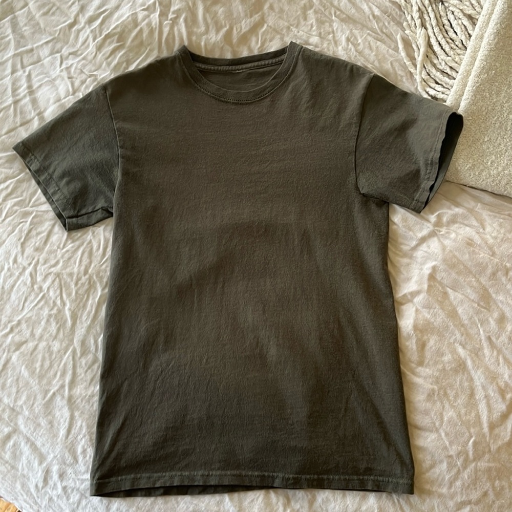 Military Green Simple Tee
